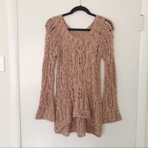 Free People Knit tunic sweater